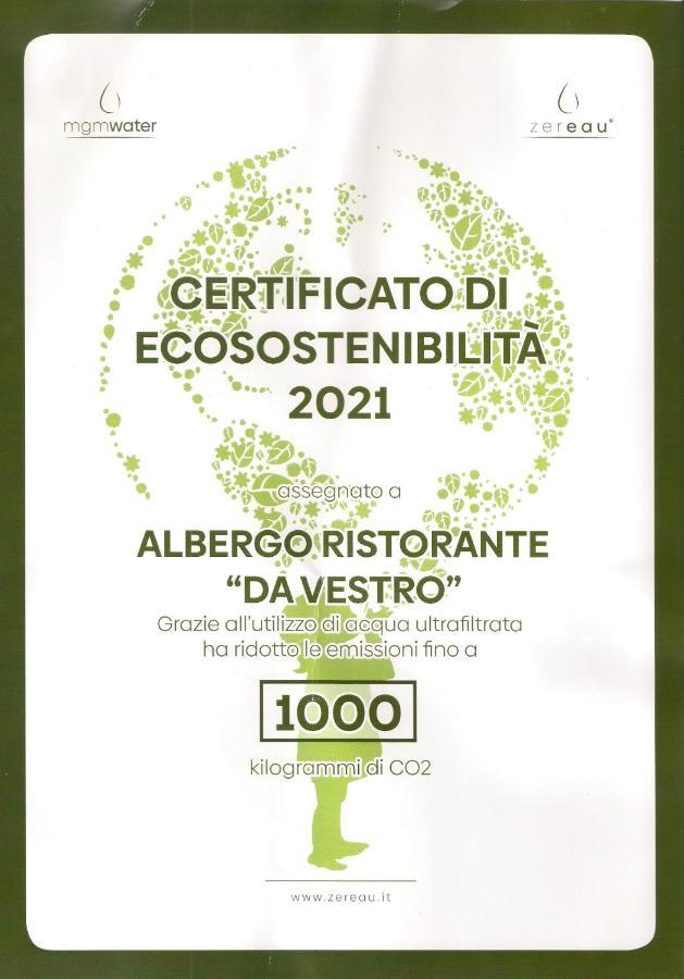 Albergo Ristorante Da Vestro モンティチャーノ エクステリア 写真